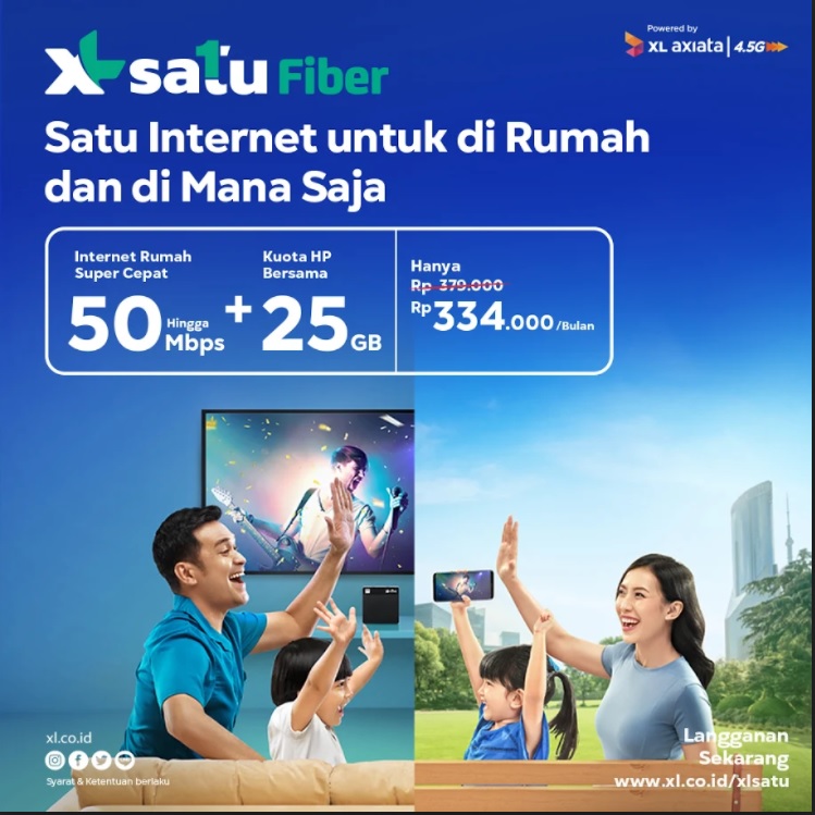 XL SATU Fiber Layanan Konvergensi Pertama di Indonesia