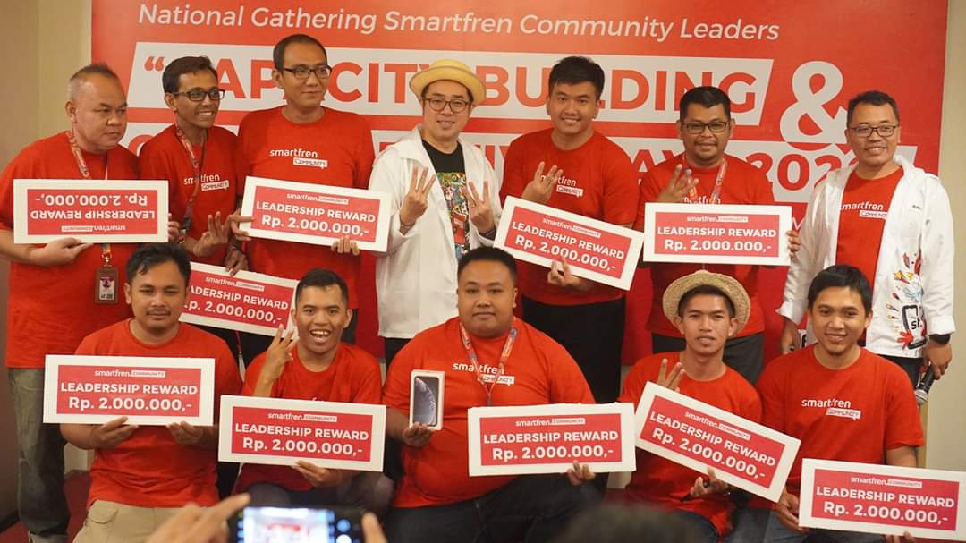 Buka Peluang Smartfren Community – Leader yang berhak menerima reward di Gathering Nasional 2020