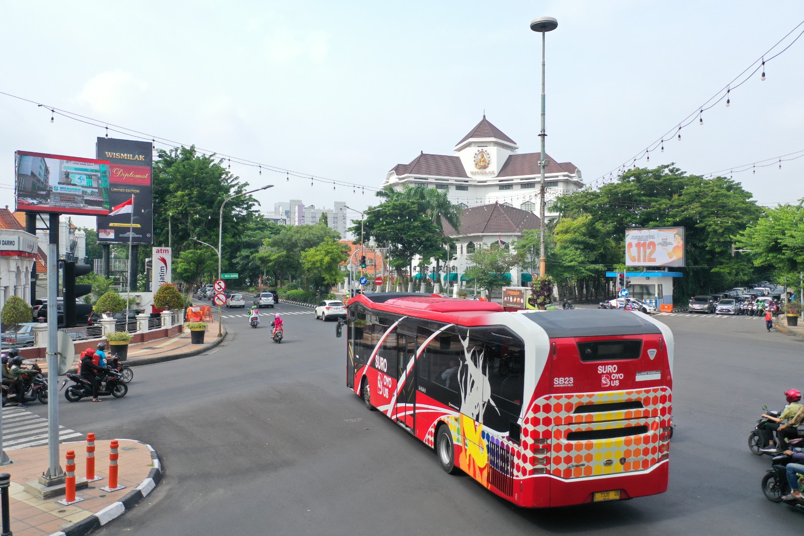Pengguna transportasi umum di Surabaya tumbuh hampir 7 juta pengguna selama 3 tahu terakhir