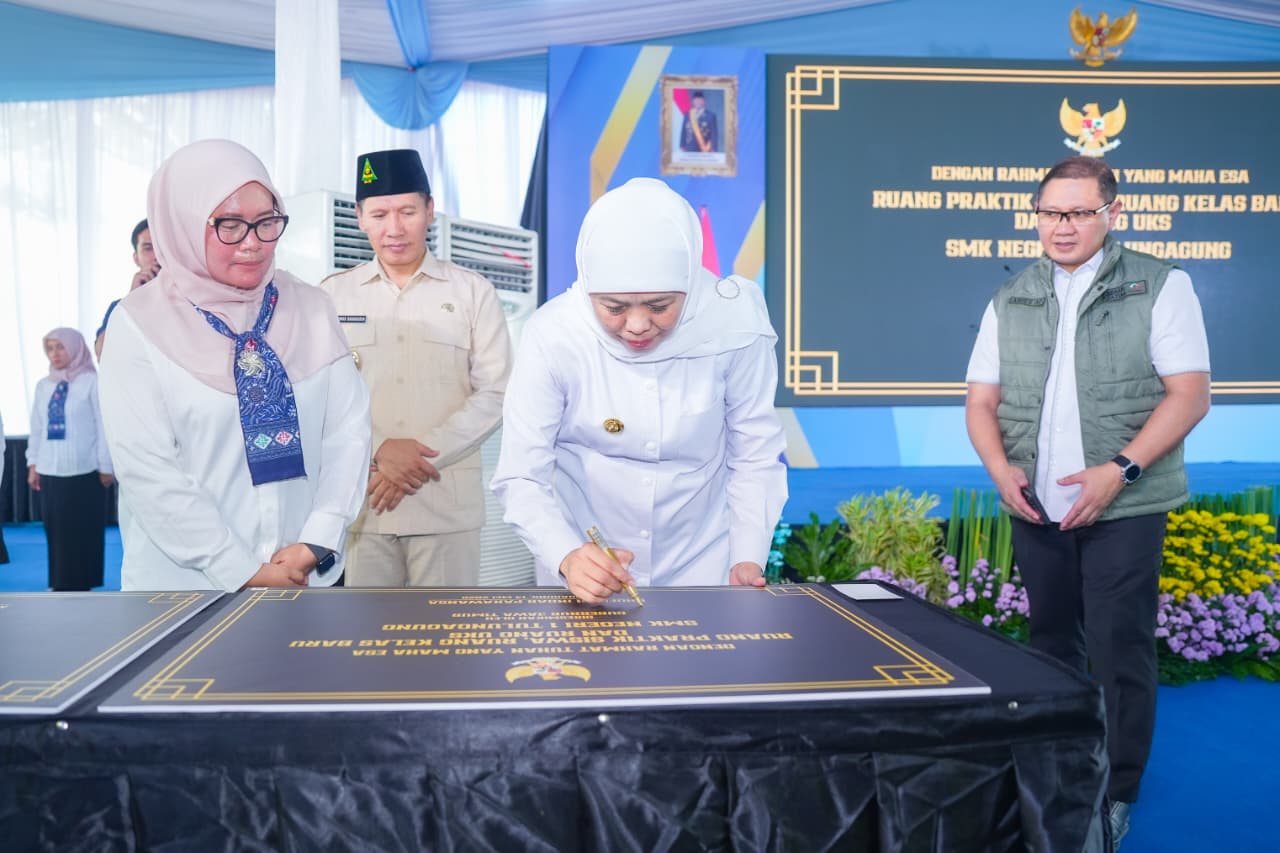 45 sekolah di Trenggalek, Tulungagung dan Pacitan selesai dilakukan Pemprov Jatim dengan anggaran Rp 46,9 Miliar
